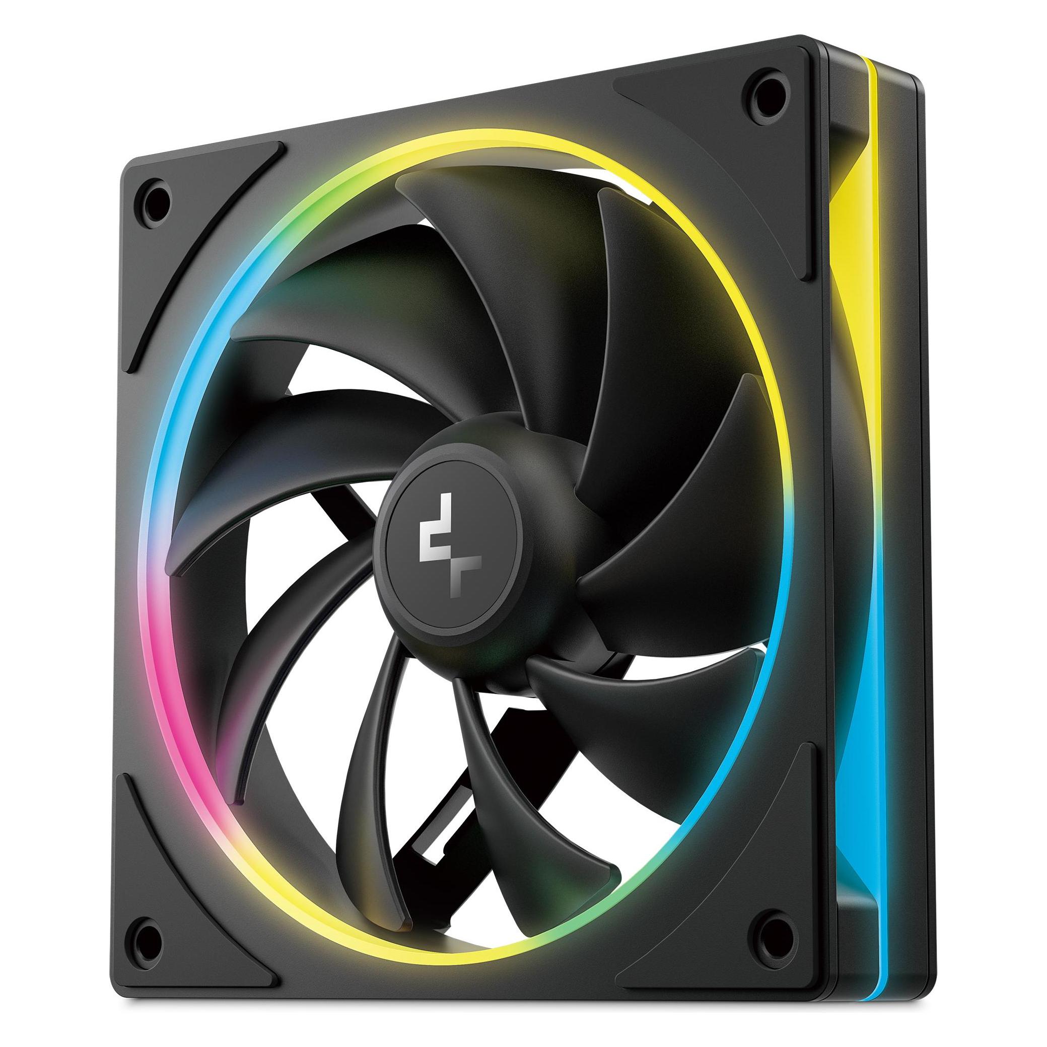 Deepcool "K COOLER FL12R SE 120mm PWM ARGB Gehäuselüfter" (120 mm, 3x) (R-FL12RSE-BKAPN3-G)