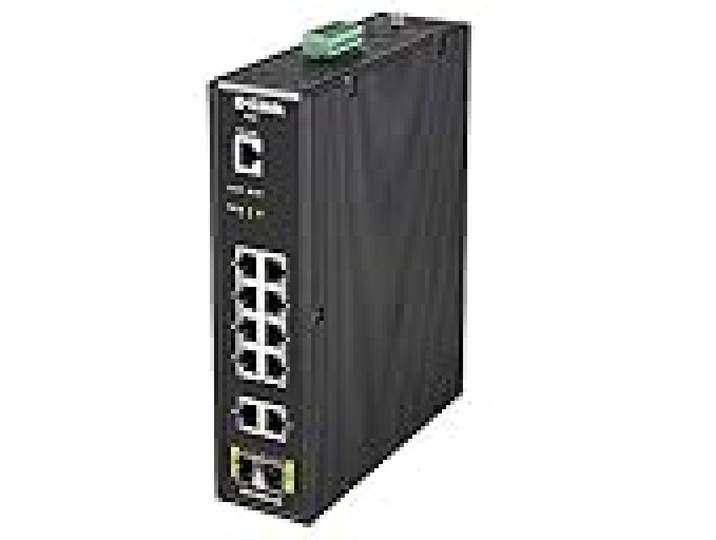 D-Link DIS-200G-12S Switch Manageable Smart L2 Industriel 12 Ports - 10 Ports Gigabit + 2 Ports SFP - Format Rail-DIN