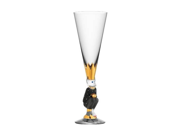 Orrefors The Sparkling Devil Champagnerglas 19 cl Dunkelgrau