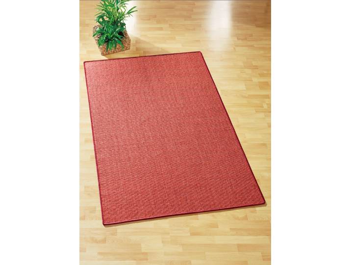 Brücken und Teppiche aus Sisal – die reine Natur, Rot, Größe 252 (Teppich, 165x235 cm)