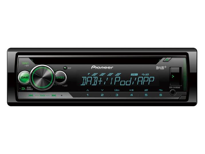 Pioneer DEH-S410DAB - Autoradio - DAB/DAB+ tuner 4 x 50 W - 1-DIN