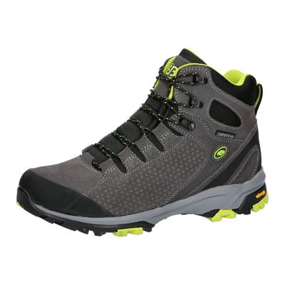 Wanderstiefel BRÜTTING "Outdoorstiefel Mount Trish High", Herren, Gr. 37, grau, Veloursleder, Schuhe Wanderstiefel