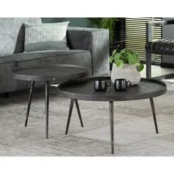 designline »Melau« Couchtisch 2er-Set
