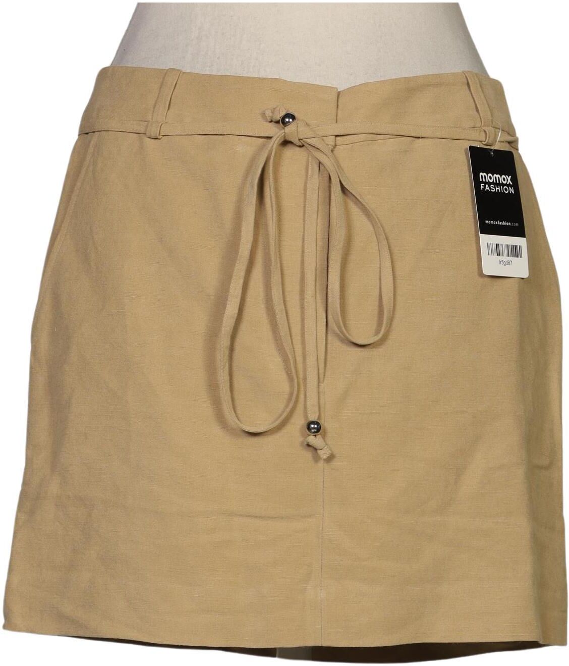 & Other Stories Damen Rock, Beige, Gr. EU 36, Leinen / Seide / Viskose / Lyocell - Second Hand
