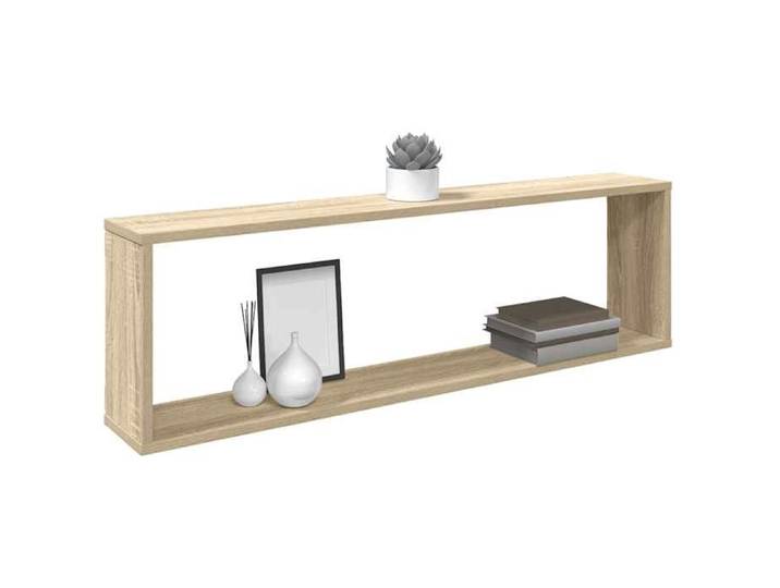 MEUBLE DE SEJOUR Brun - MODE étagères cube murales - 4 pcs - chêne sonoma bois d'ingénierie Nettoyer facile_09_3540