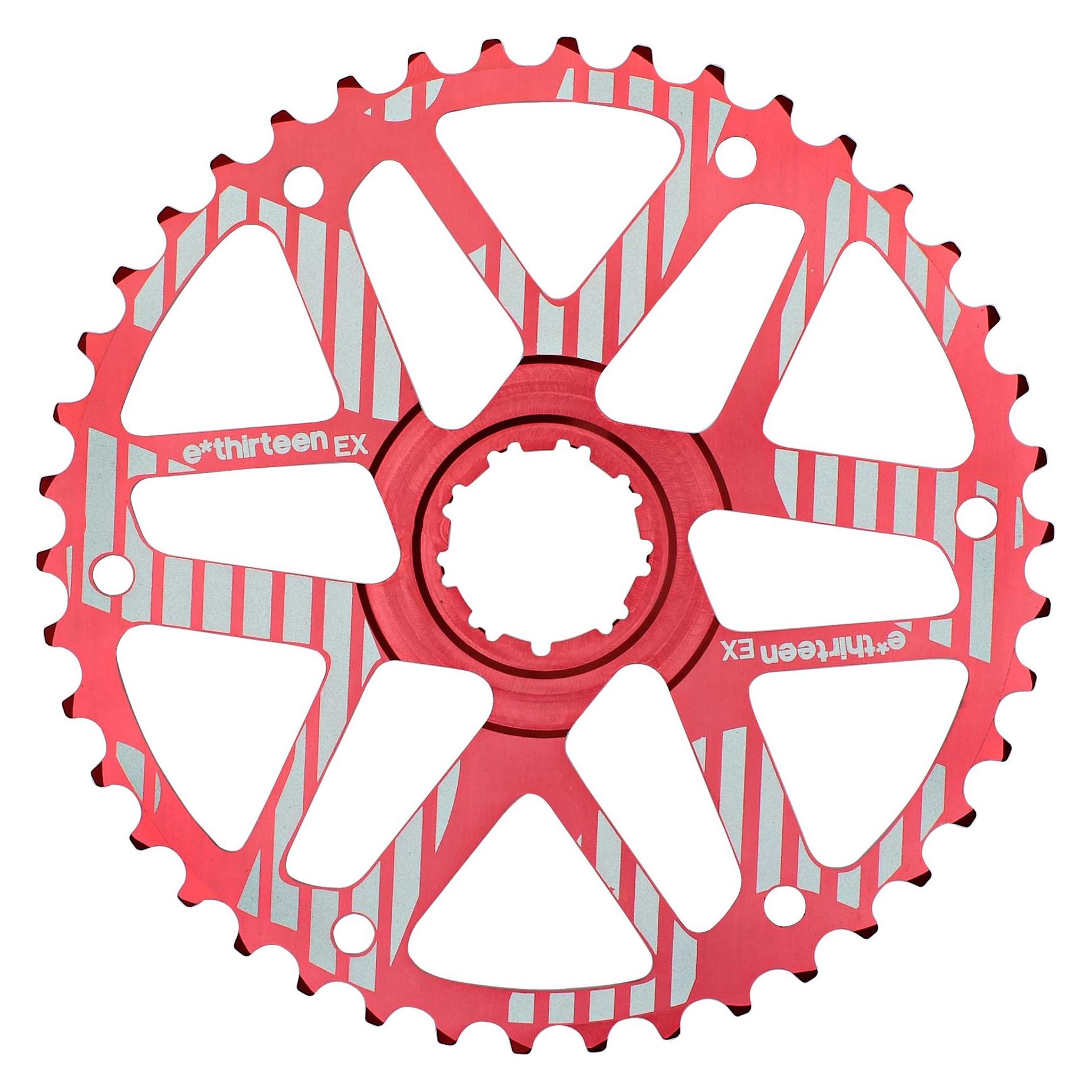 e*13 Pignon Extérieur E. COG pour SRAM 42 Rouge (42) (FW10.ER-10SRAM.42.R)