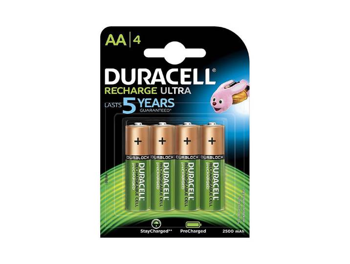 Duracell Recharge Ultra Accu AA 4 Stück