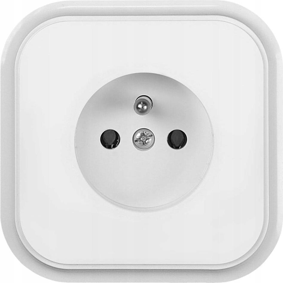 Düwi Witte wandcontactdoos 230 V IP20 met aarding