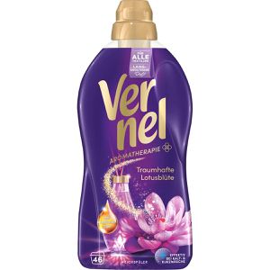 Vernel Weichspüler Aromatherapie, Traumhafte Lotusblüte, langanhaltende Frische, 1,012 Liter, 46 Waschladungen