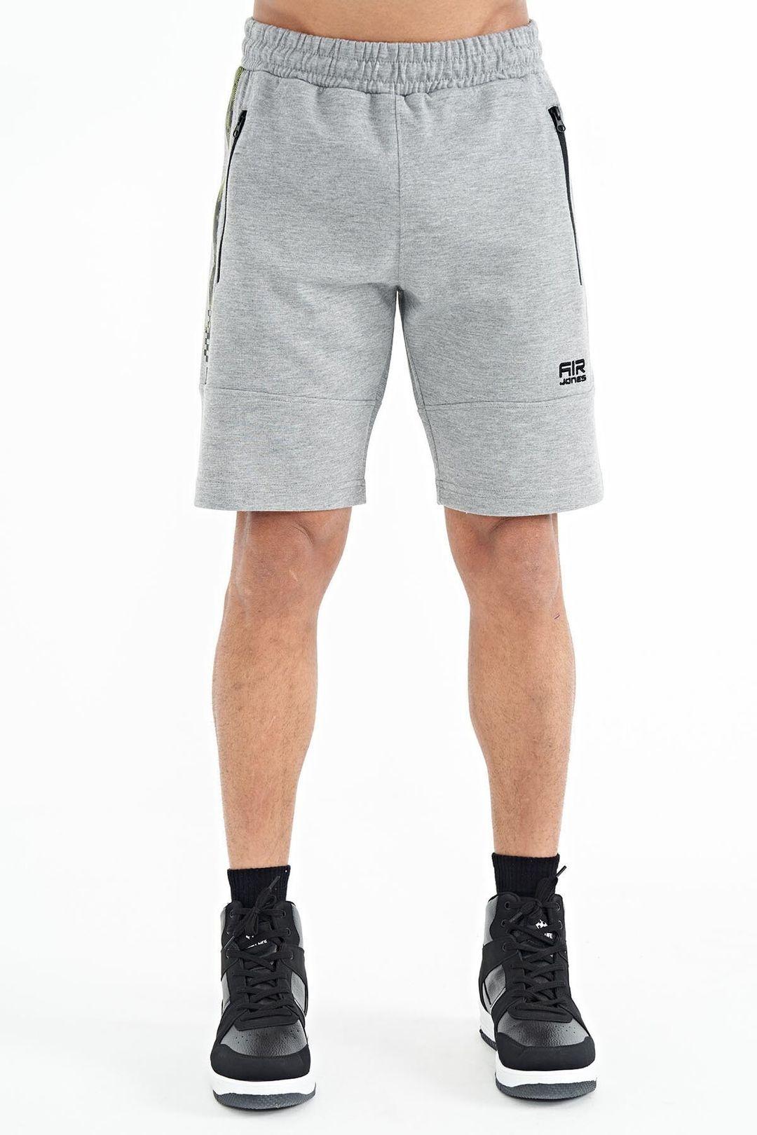 Heren Effen Gebreide Zweet Shorts