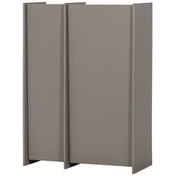 Schrank Brock - Aschenfurnier warmes Grau, 102 cm
