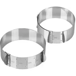 FMProfessional FMPROF 2 Kuchen-/Dessertringe verstellba