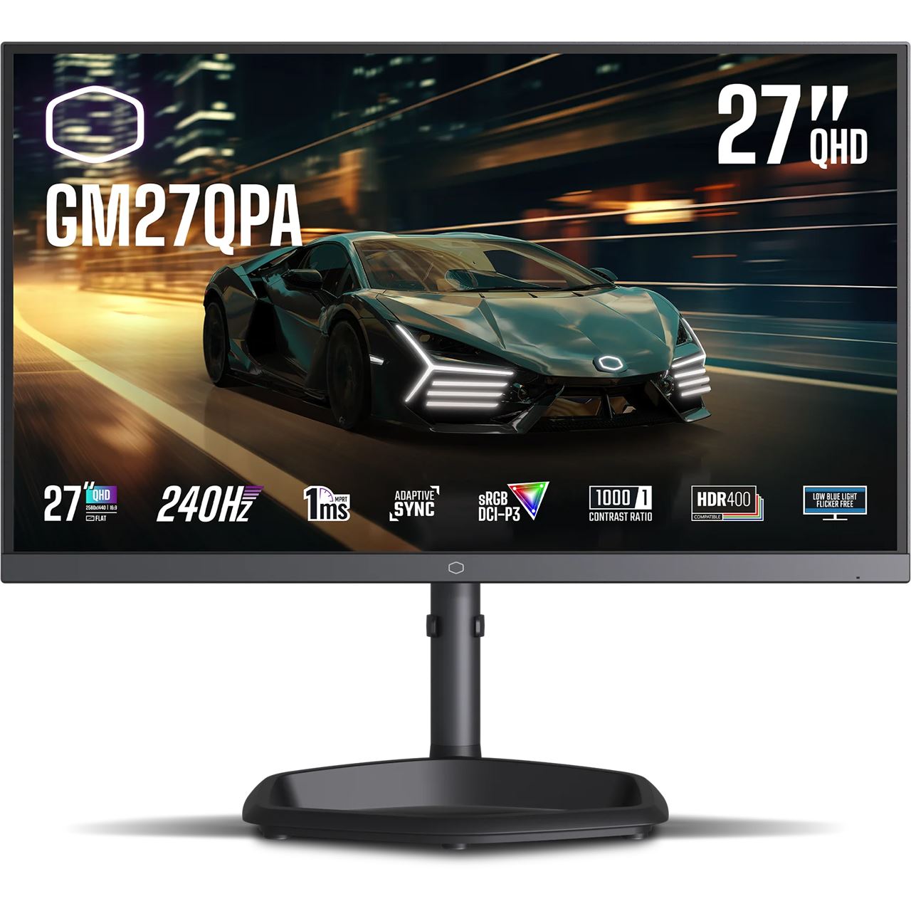 27" (68,58cm) Cooler Master GM27QPA schwarz 2560x1440 1xDisplayPort 1.4 / 2xHDMI 2.0