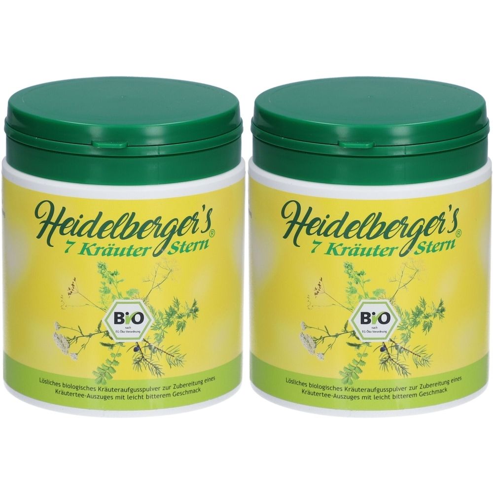 BIO Heidelberger's 7 Kräuter-Stern Tee x2 2x250 g