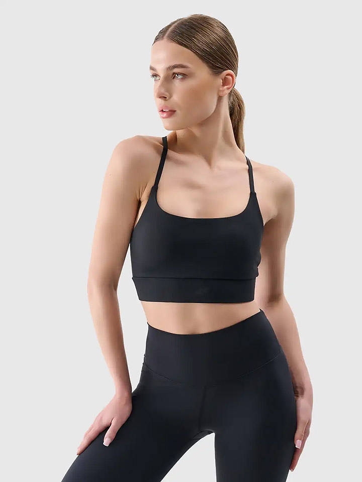 4F Sport-BH in Schwarz - Low - M
