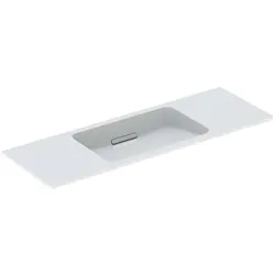 Geberit ONE Waschtisch schwebendes Design, ohne Hahnloch, mit Überlauf, 1200x400mm, 500392, 500.392.01.1, Farbe: Chrom glänzend