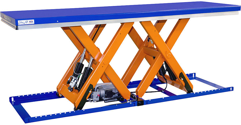 Tandem-Scherenhubtisch, Hubbereich 230 - 1230 mm, Tragfähigkeit 4000 kg Edmolift