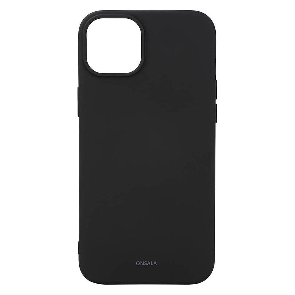 Carl ONSALA Back Sil Touch Recycled MagSerie iPhone 15 Plus Schwarz (Apple iPhone 15 Plus) (664166)