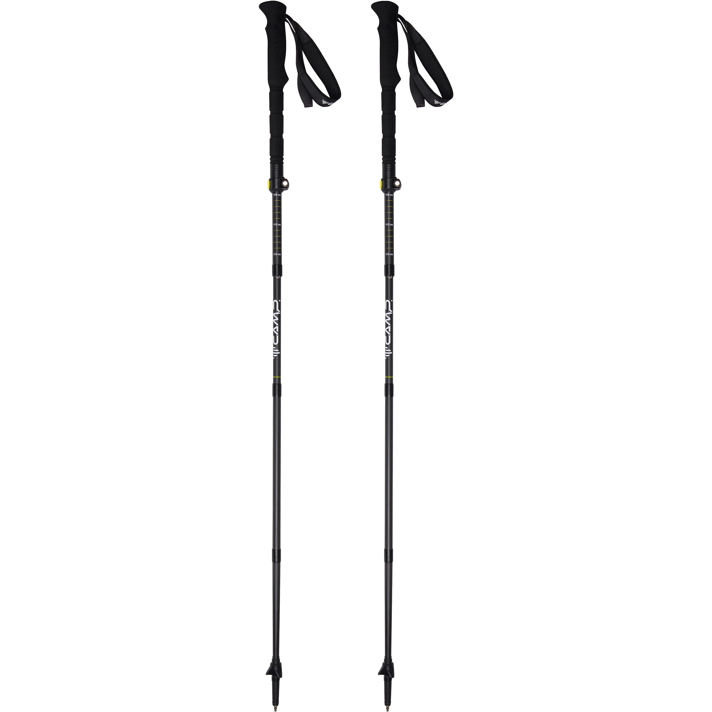 Camp Carbon Mix Plus Trekkingstöcke Wanderstöcke & Trekkingstöcke schwarz Größe 110-130cm Trekking