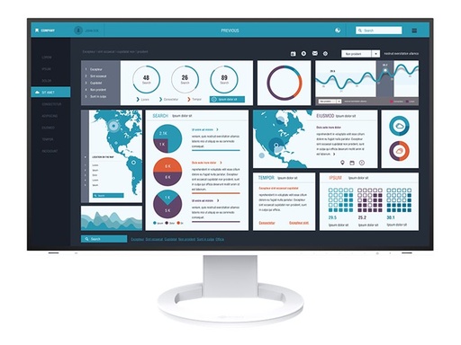 EIZO FlexScan EV2795-WT - Mit FlexStand - LED-Monitor - 68.5 cm (27") (EV2795-WT)