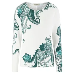 Rundhals-Pullover Uta Raasch weiss, 38