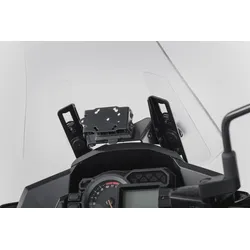 SW-Motech Navi-Halter im Cockpit - Schwarz. Kawasaki Versys 1000 (15-17).
