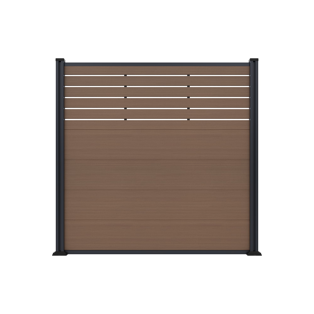 TETZNERJENT MALCHOW WPC-Zaun, Teak 180 x 180 cm 16977427