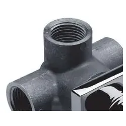 KAJA-B-Quadrat 3-Wege-Unterputz-Umstellung, chrom  29650-C