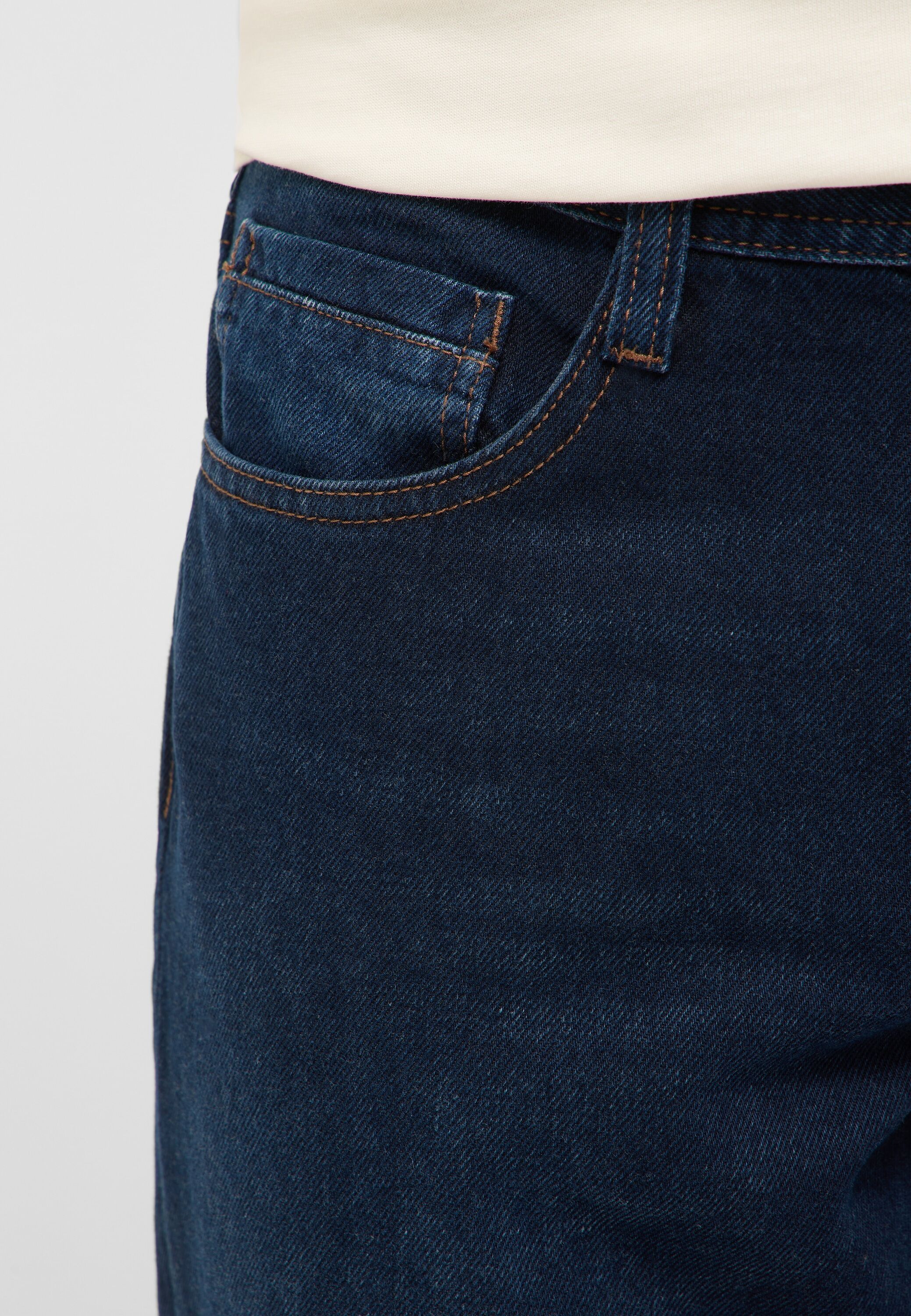 Straight-Jeans MUSTANG "Herren Style Denver Straight", Herren, Gr. 38, Länge 34, blau (902 dunkelblau), Denim/Jeans, 100% Baumwolle, unifarben, straight fit, Jeans Straight-Jeans 902 dunkelblau 38, Länge 34
