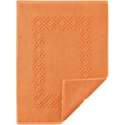 Badematte EGERIA "Denver" Gr. 3, orange, H:8mm, Baumwolle, Badematten, Badematte