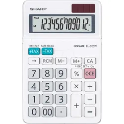 SHARP EL320W - Tischrechner kompakt SHARP EL-320W weiß