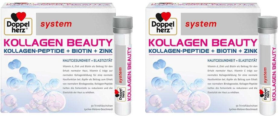 Doppelherz Kollagen Beauty System Trinkfläschchen 2x30stk