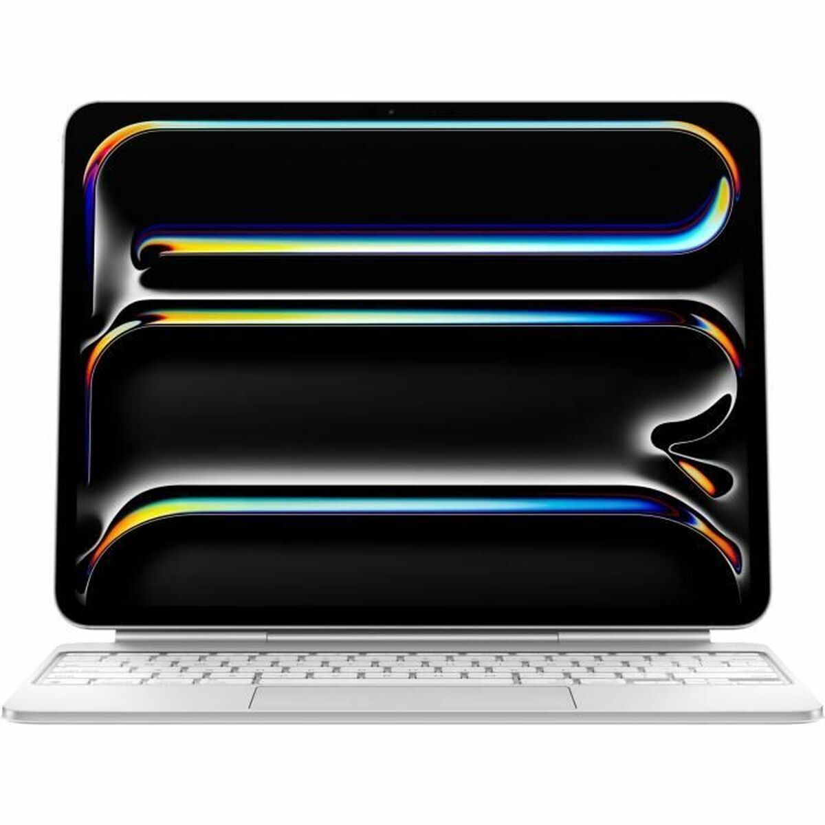 Apple Magic Keyboard für 13" iPad Pro (M4) - Französisch - Weiß, AZERTY, Französisch, Trackpad, Scherenschalter, 1 mm, Apple