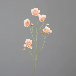 Kunstblume Cosmea 91 cm Kunststoff Orange Apricot