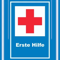 HB-Druck Richtzeichen Erste Hilfe Schild A0 (841x1189mm)