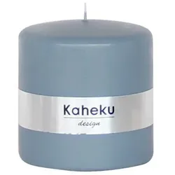 Kerze POWDER (DH 9,60x10 cm) - blau - DH 9,60x10 cm