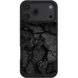Nivocase Handyhülle für Apple iPhone 18 Pro Max Hülle NIVOpure Case Schwarz Beton Stein schwarz (Apple iPhone 18 Pro Max), Smartphone Hülle, Schwarz