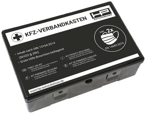 HP Autozubehör 10048 Verbandkasten Bus, Pkw, Freizeit, SUV, Wohnmobile, Van, Baumaschinen, Quad, Motorrad, Lkw (L x B x H) 25 x