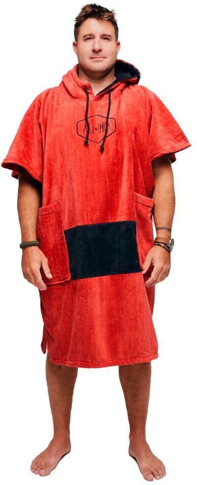 All-In  - V-Poncho Beach Crew Red Is Dead - Poncho de bain