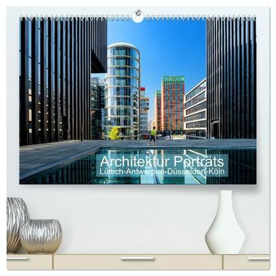 Architektur Porträts (hochwertiger Premium Wandkalender 2027 DIN A2 quer), Kunstdruck in Hochglanz