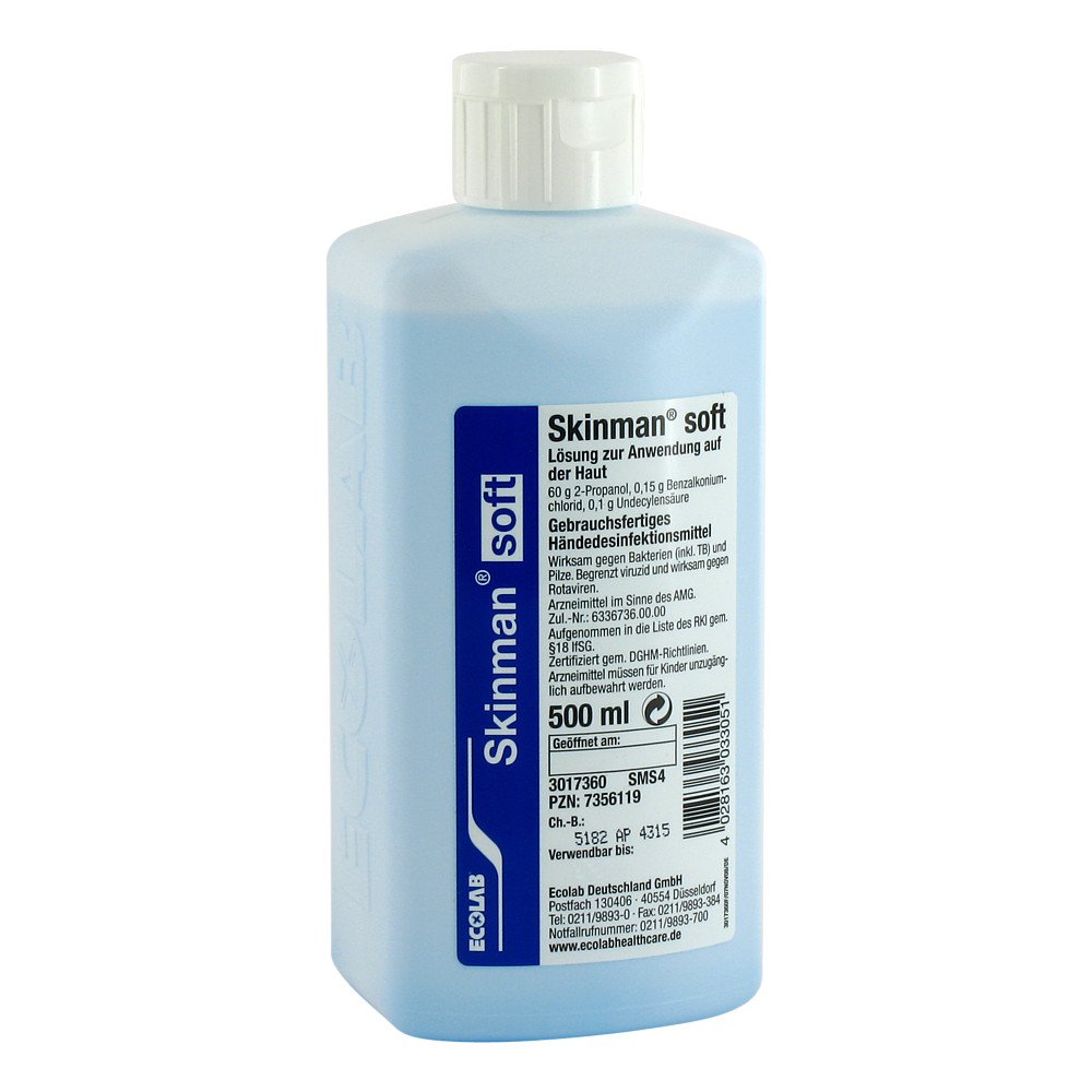Ecolab Deutschland GmbH Skinman soft Händedesinfektion Spenderflasche 07356119