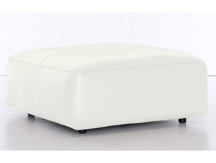 Hocker, Flachgewebe VALMONT, Grau, 100×100 cm, Handgefertigt, Landhaus, Musterring