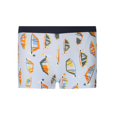 Badehose ZIGZAG "Buddy", Kinder, Gr. 140, EURO-Größen, bunt (hellblau), 100% Nylon, bedruckt, mehrfarbig, Badehosen Badehose, aus reinem Nylon