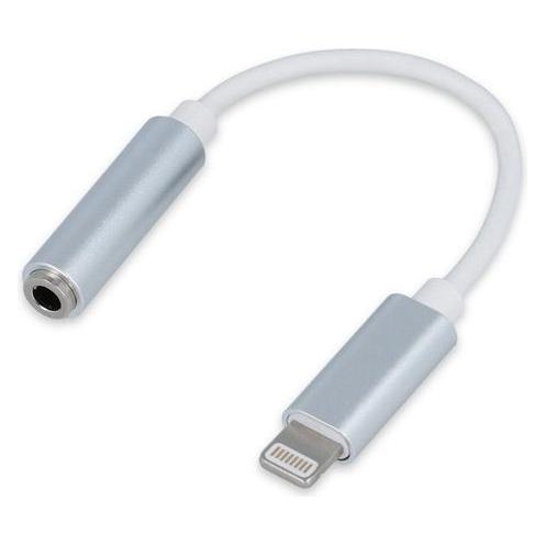 Setty Adapter Lightning - Audioklinke 3,5mm weiss (Winkeladapter) (GSM112227)