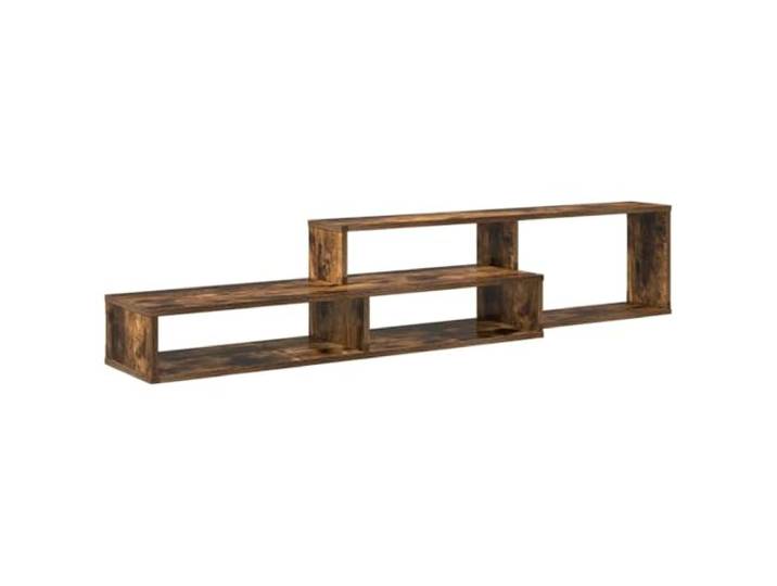 KUPTYERFG Wand TV Ständer 150x25x28,5 cm Holzwerkstoff Lowboard Matt Platzsparendes Schweberegal fuer Wohnzimmer und Schlafzimmer mit Ablagefaechern fuer Receiver und Dekoration.