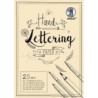 URSUS Handlettering Paper, DIN A4, creme