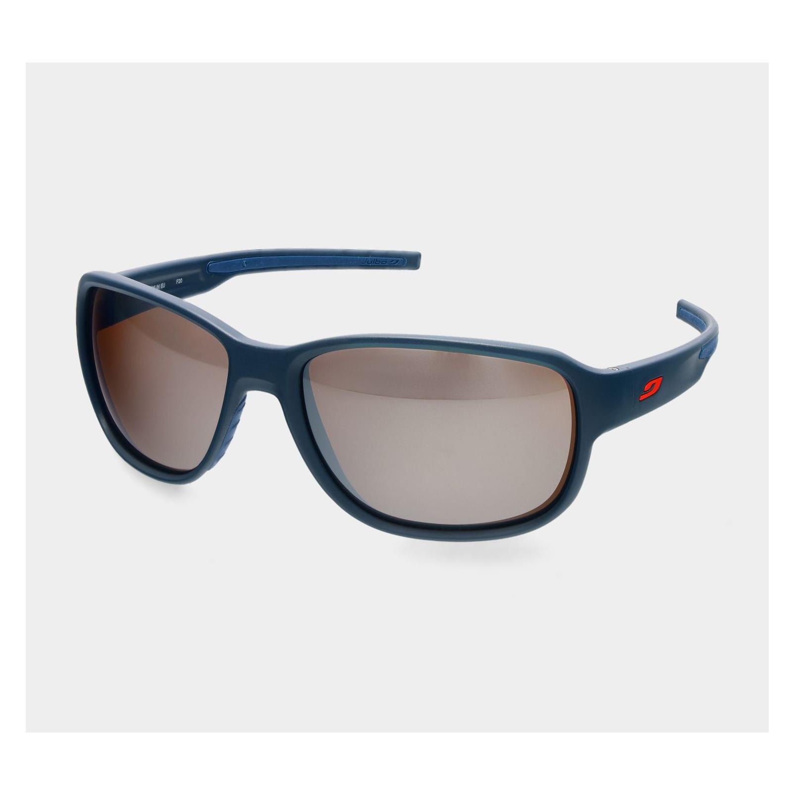 Julbo Montebianco 2 Spectron 4 Sportbrille (Dunkelblau-Braun Flash Silber, Silber) (J5411232)