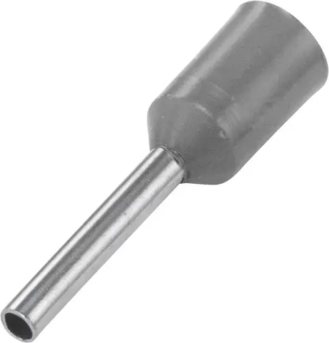 Vogt Verbindungstechnik 490208 Aderendhülse 0.75mm² Teilisoliert Grau 100St.