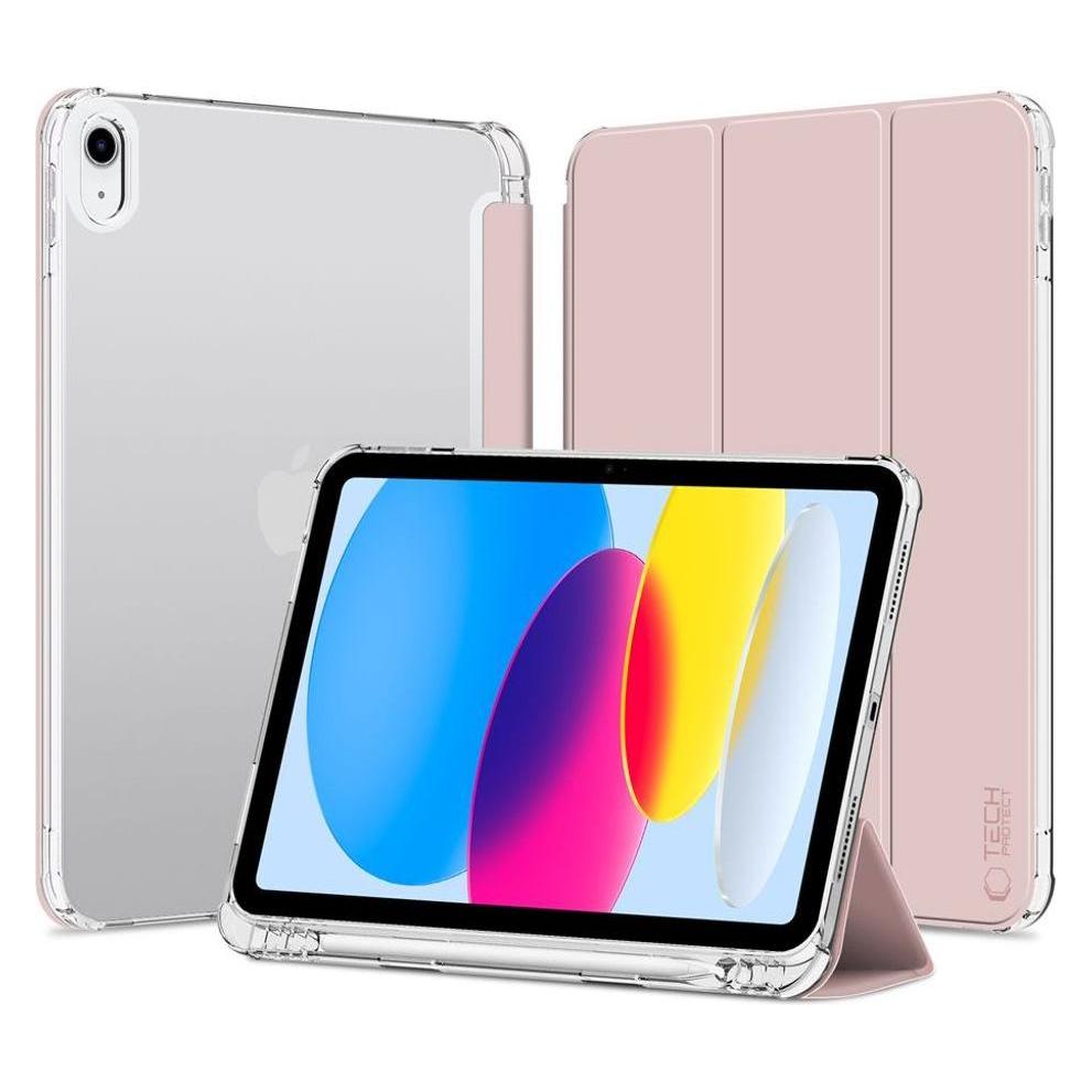 Tech HÜLLE na tablet technologisch GESCHÜTZT SC PEN HYBRID "IPAD 10.9 2022" PINK (Apple iPad 2022 (10. Gen)) (9490713927724)