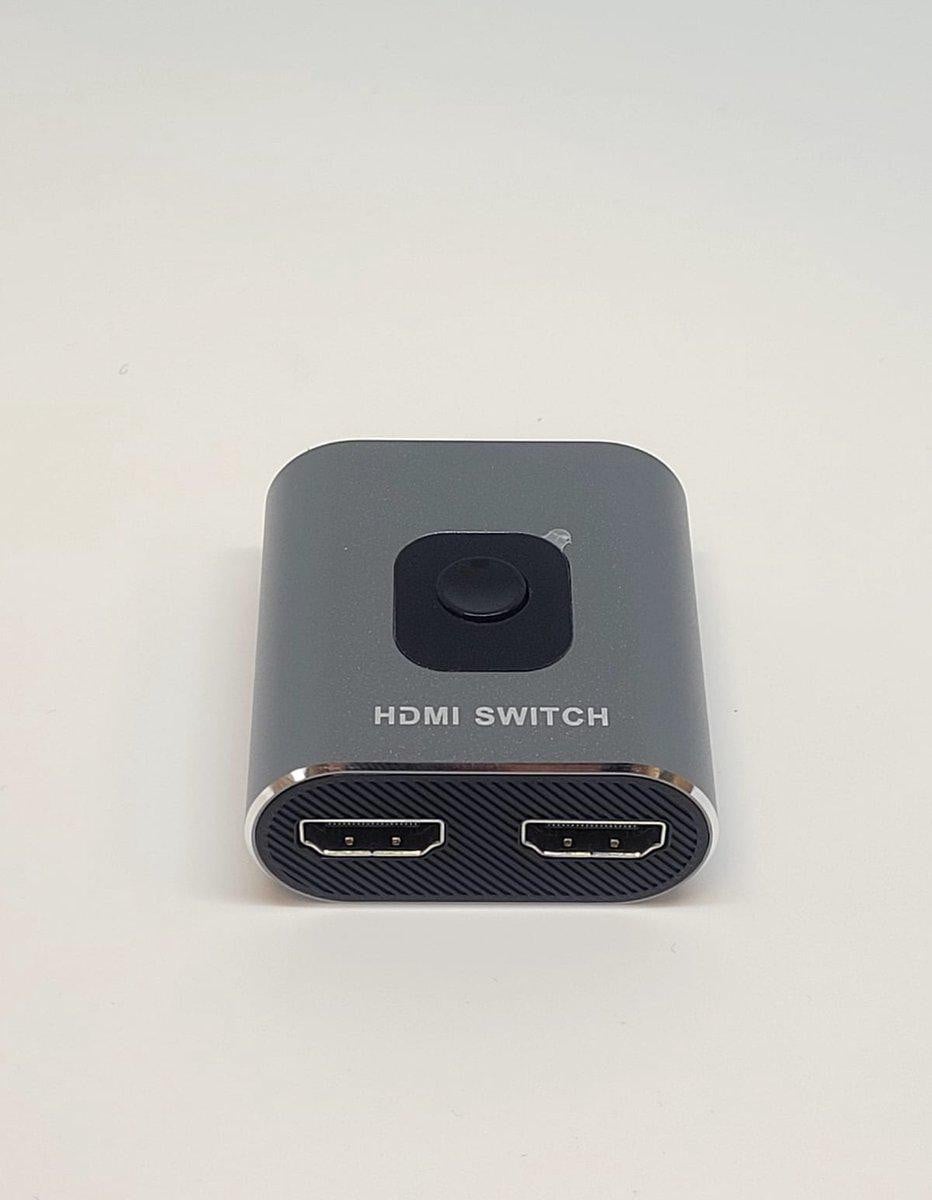 Go Go Gadget Multifunctionele HDMI-splitter en HDMI-schakelaar in donkergrijs/zwart